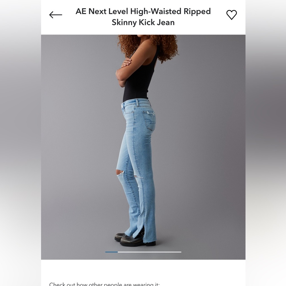 American Eagle Outfitters Skinny Jeans - Light Blue